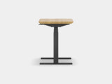 Oakywood Standing Desk Pro Mini in oak with white accents – versatile standing desk for home or office | light oak, , black