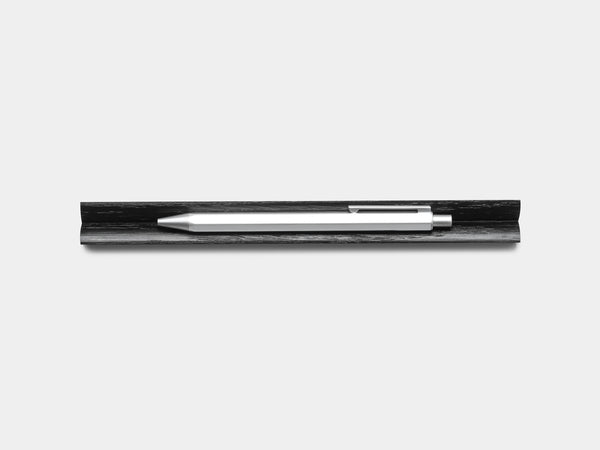 oakywood black penholder single top view | black, single