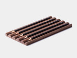 walnut, set of 5