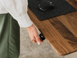 walnut wood oakywood Standing Desk Pro closeup | walnut, ,