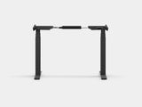 oakywood standing desk pro frame in black | black