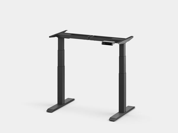 Oakywood Standing Desk Touch Frame in black – sleek frame for ergonomic adjustable desk setup | black