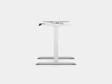 Oakywood Standing Desk Touch Frame in white – modern frame for ergonomic workspace setup | white