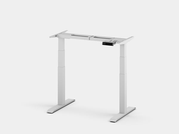 Oakywood Standing Desk Touch Frame in white – functional frame for standing desk with height adjustment | white