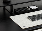 oakyblocks black sticky notes tray desk setup | black