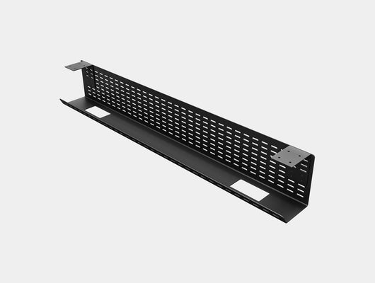 Oakywood Underdesk Organizer Grid in black – keeps cables tidy and off the floor | black