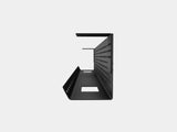 Oakywood Underdesk Organizer Grid in black – modern organizer for neat workspace cable storage | black