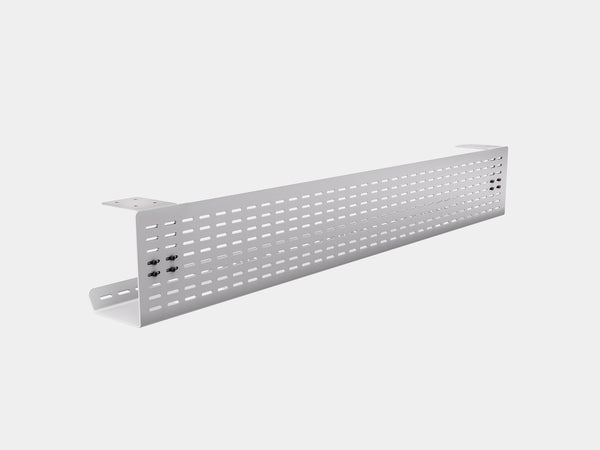 Oakywood Underdesk Organizer Grid in white – functional white grid for under-desk cable management | white