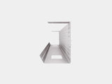 Oakywood Underdesk Organizer Grid in white – sleek organizer for managing workspace cables efficiently | white