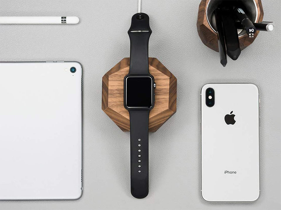 Apple Watch Dock Wooden Apple Watch Charger Stand Oakywood.shop