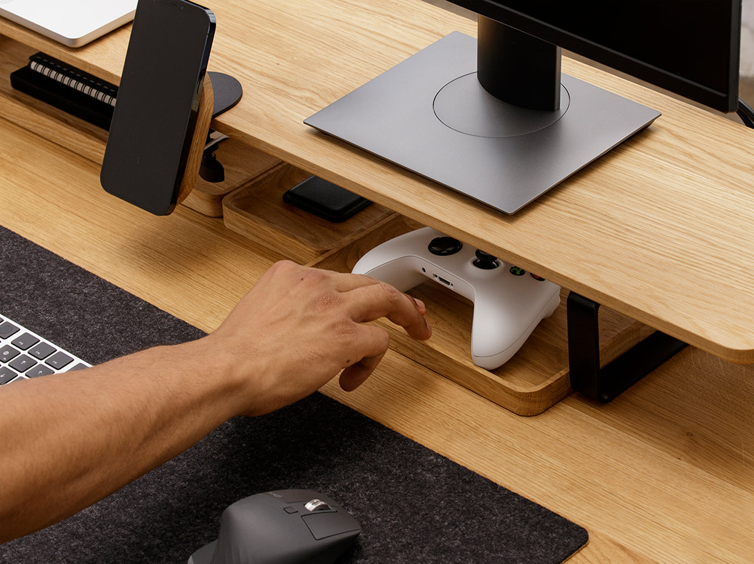 Catchall Tray - solid wood desk tray | Oakywood.shop