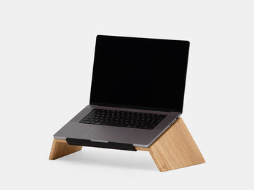 oakywood oak wooden laptop stand | oak,  