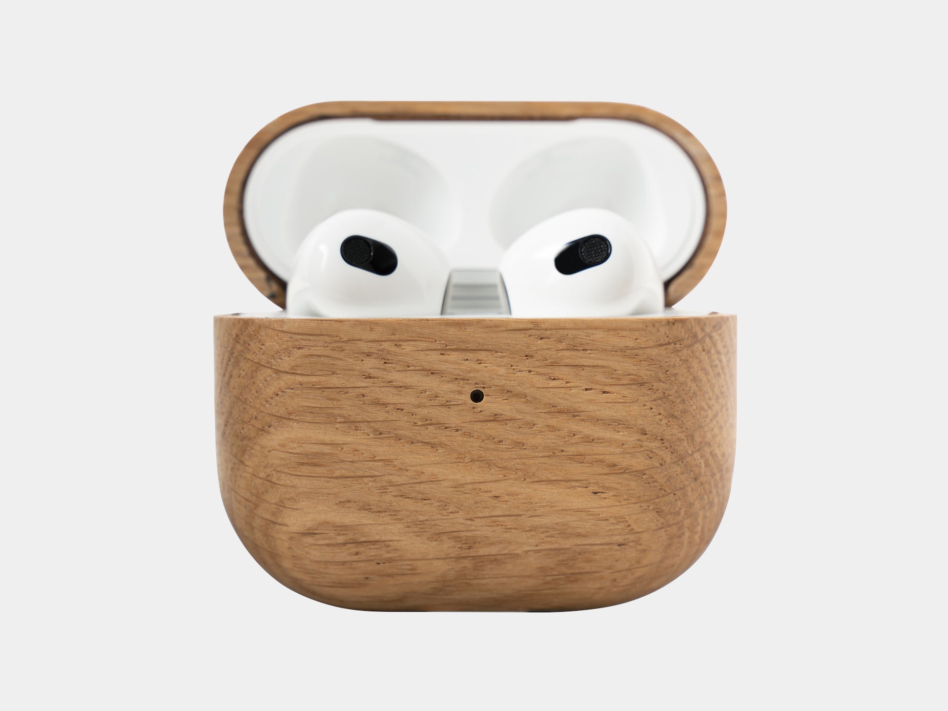 Wooden AirPods Case, Real Wood Slim Protective Apple 2024 Earpods Cover