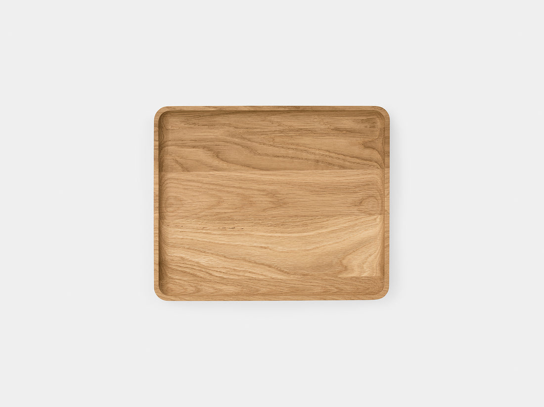 oakywood oak wooden tray medium size empty | oak, medium