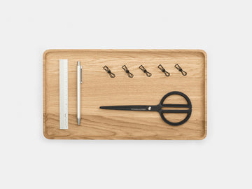 oakywood oak wooden tray large size top view | oak, large