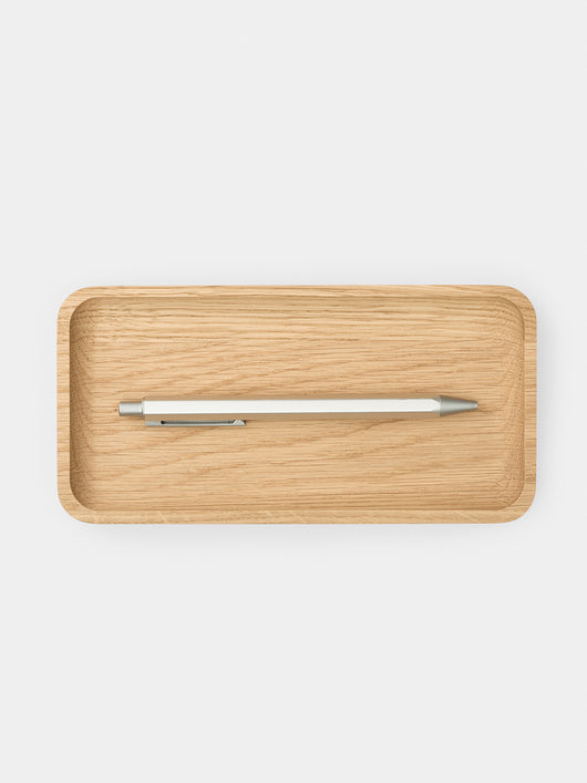 oakyblocks oak wooden tray large size top view | oak