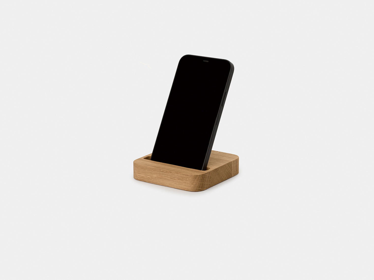 Smartphone Stand - OakyBlocks Wooden Modular Magnetic System